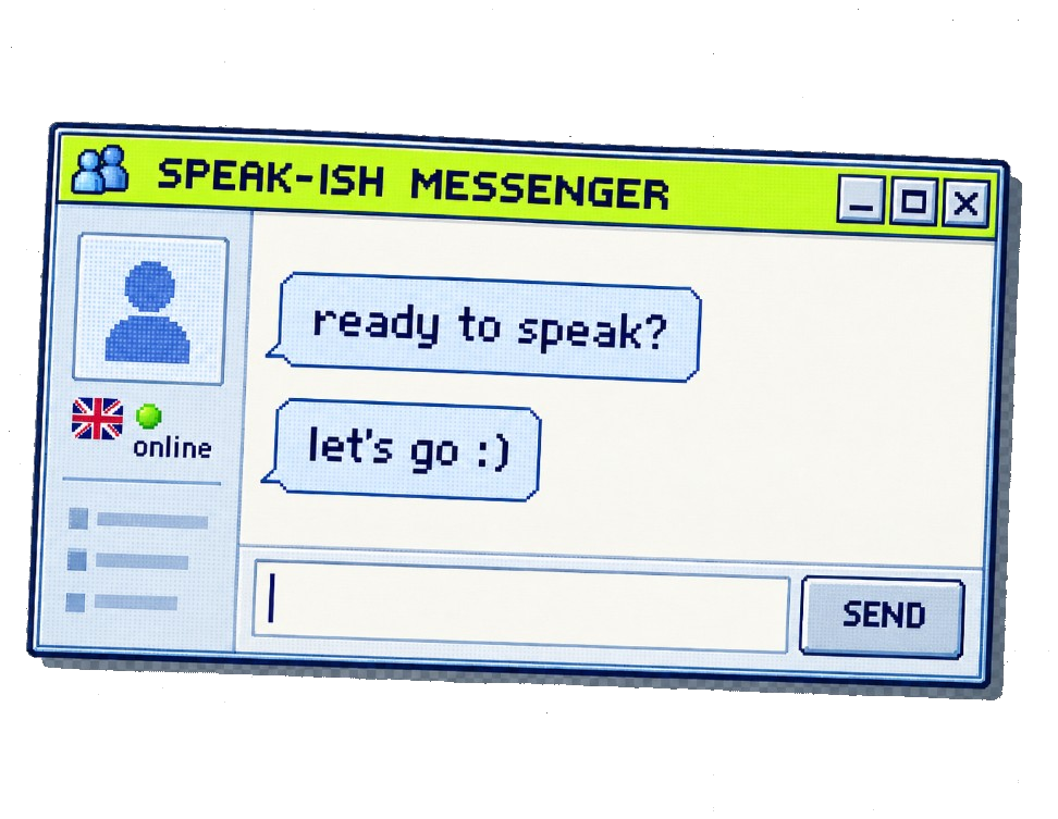 окно speak-ish messenger